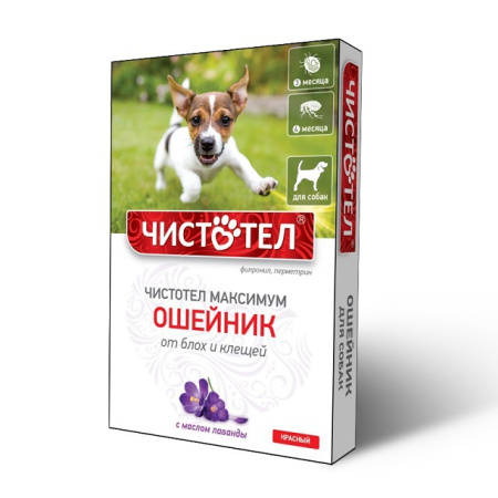 Чистотел Ош.п/б Чистотел МАКСИМУМ д/собак ЧЕРНЫЙ 1*100 С608 (уценка) (красный)