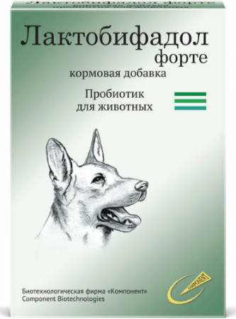 Лактобифадол Форте для собак, 50гр (уценка)