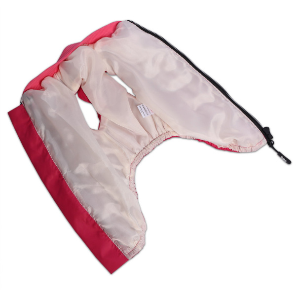 Жилетка для животных, фуксия на гладкой подкладке LMK-518 (Размер M, Длина спинки 30-32, грудь 34-45, шея 22-28)