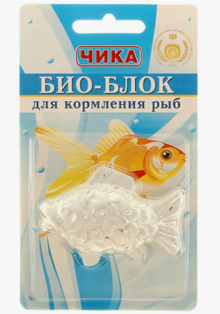 Минеральный камень чика био-блок для кормления рыб (15 гр)