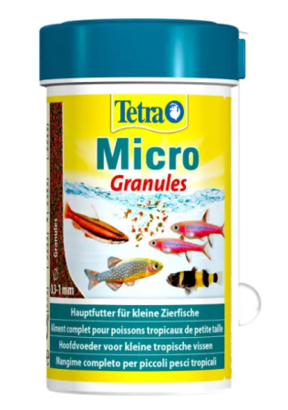 Tetra Micro Granules корм для мелких видов рыб (100 мл)