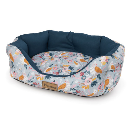 Лежанка овальная "Птички" Триол (М, 600*480*200мм)