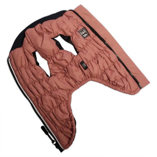 Жилетка для животных, пепельная роза на гладкой подкладке LMK-517 (Размер S , Длина спинки 29-31, грудь 34-43, шея 20-25)