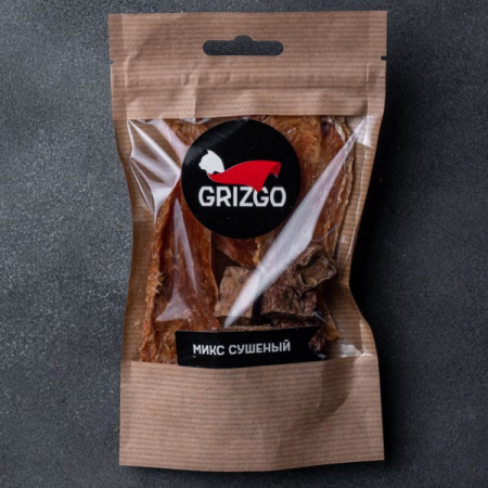 GRIZGO для кошек Микс 30гр (легкое говяд.,филе кур, филе инд.)