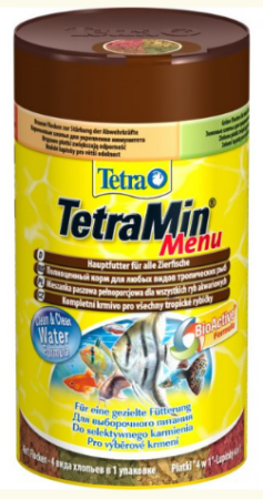 Tetra Menu Futtermix 4 различных вида корма в одной упаковке, 100 мл. (уценка)