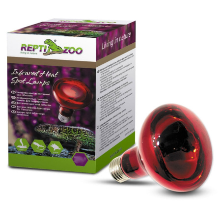 Инфракрасная лампа для рептиий (80100R ReptiInfrared, 100Вт,красная, Reptizoo)