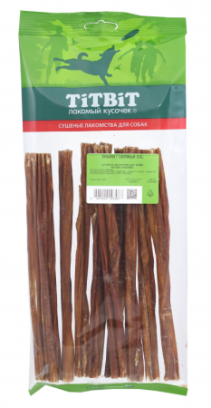 TiTBiT Кишки говяжьи XXL, для собак, 60 г. (уценка)