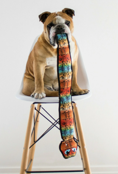 Игрушка для собак Invincibles Змея 12 пищалок (XXL 1,5 метра)