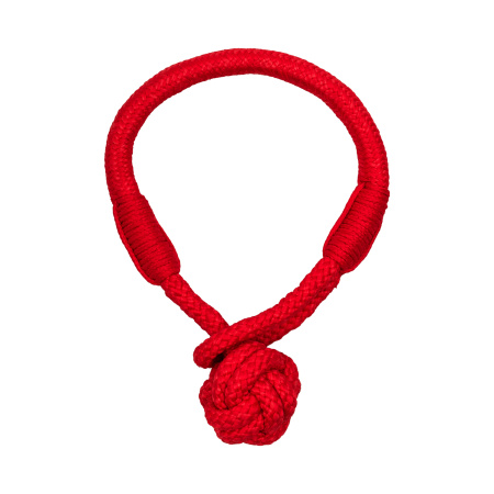 Playology жевательный канат TOUGH TUG KNOT (с ароматом говядины, красный)