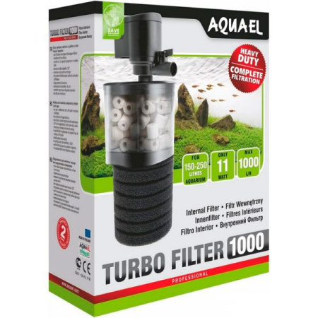 AQUAEL Turbo Filter Фильтр внутренний 500 для очистки воды в аквариумах до 150 литров (1000 (150-250л) 109403)