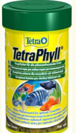Tetra Phyll Растительный корм для всех видов рыб, 100 мл. (уценка)