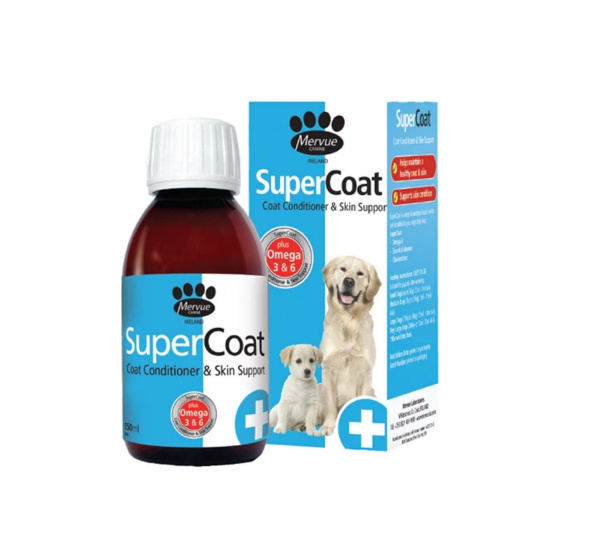 Добавка Mervue Laboratories SuperCoat [Супер Коат] для здоровой шерсти собак (150 мл)