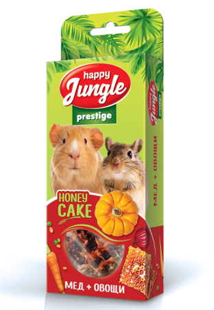 Happy Jungle Prestige корзинки для ГРЫЗУНОВ МЕД+ОВОЩИ 3 шт. 85 г (уценка)
