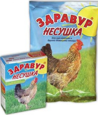 Ваше хозяйство «Здравур Несушка» для кур-несушек и другой домашней птицы, (уценка) (600 гр)