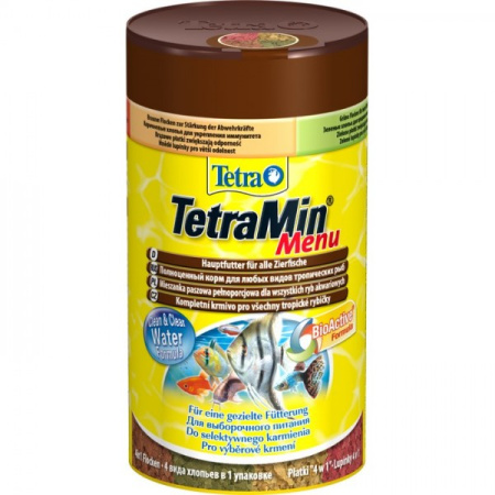 Tetra Menu Futtermix 4 различных вида корма в одной упаковке, 100 мл.