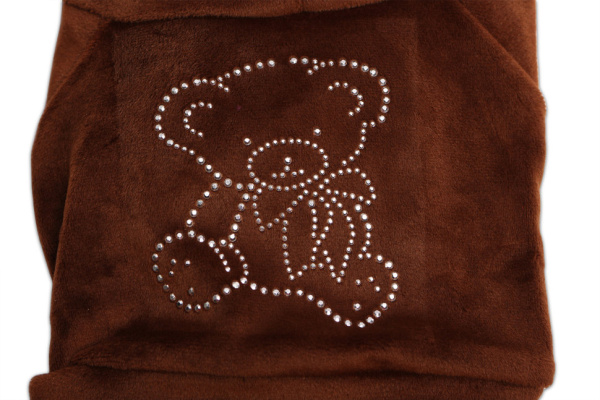 Велюровый комбинезон для собак Lion Bear LM926 (Размер XL (спинка 36 см)