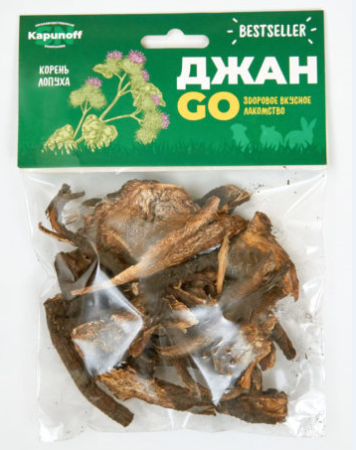 ДЖАН GO Лакомства для грызунов: Корень лопуха (40 гр) (уценка)