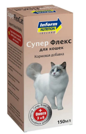 Супер Флекс хондропротектор для кошек 150мл. (уценка)