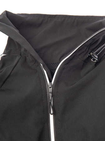 Pet-it комбинезон для собак со светоотражающими полосами, черный (размер S, 40 см)