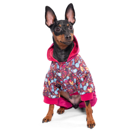 Комбинезон-дождевик демисезонный Marvel Железный человек (S размер 25см)