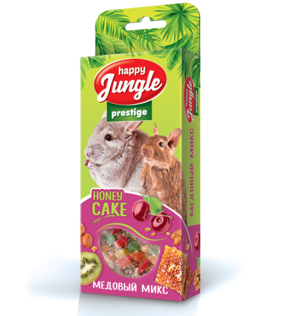 Happy Jungle Prestige корзинки для ГРЫЗУНОВ МЕДОВЫЙ МИКС 3 шт. 85 г (уценка)