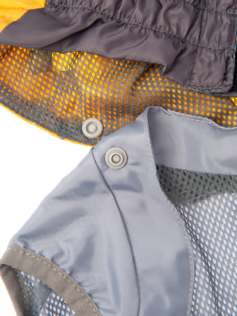 Pet-it комбинезон-трансформер для собак, желто-серый (размер XS, 30 см)