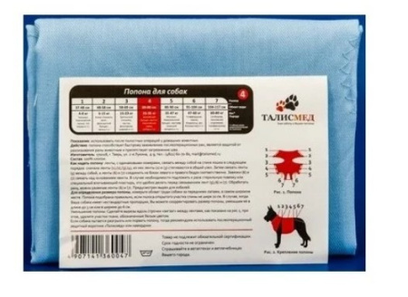 Попона для собак Animall (ветпродакс) (№4 (69-79 см))