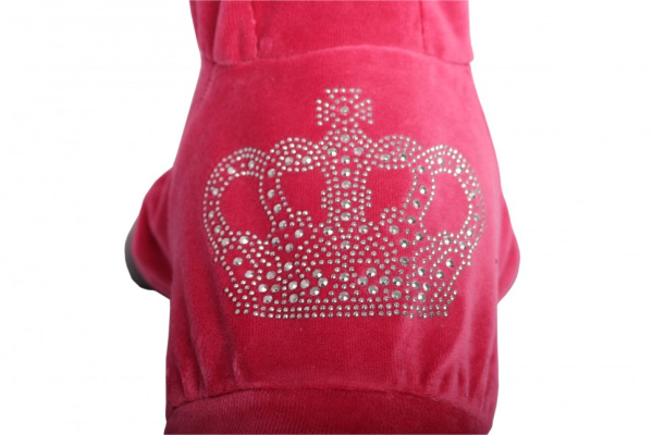 Велюровый комбинезон для собак Lion Crown LM918 (Размер XS16 см)