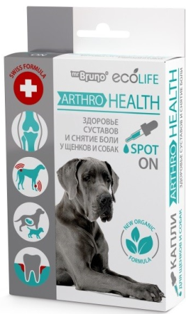 Mr. Bruno Капли Arthro Health для собак 10 мл MB05-01800 1*12 (уценка)