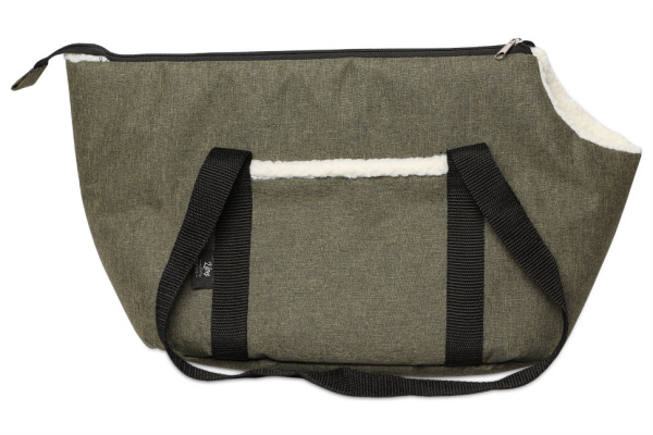 Сумка-переноска с отверстием для головы с мехом LM5440 (№2 40х19х24см)