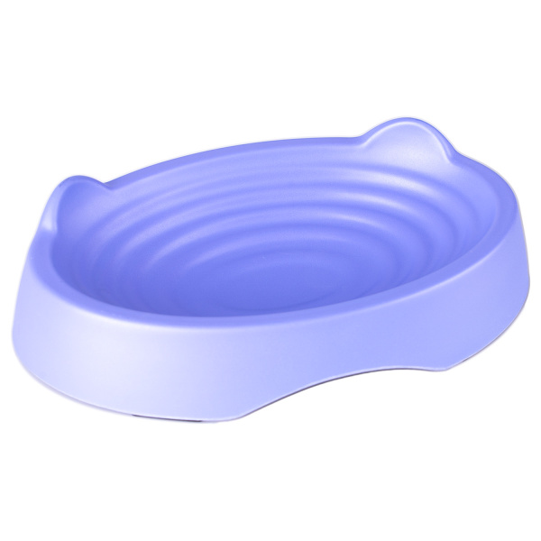 SuperDesign Миска для кошек Ушки 260мл (сиреневая)
